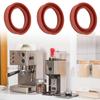 10 Stück Kaffeemaschinen Dichtringe Silikon Ersatzdichtungen für Espressomaschine Küchengeräte Teile