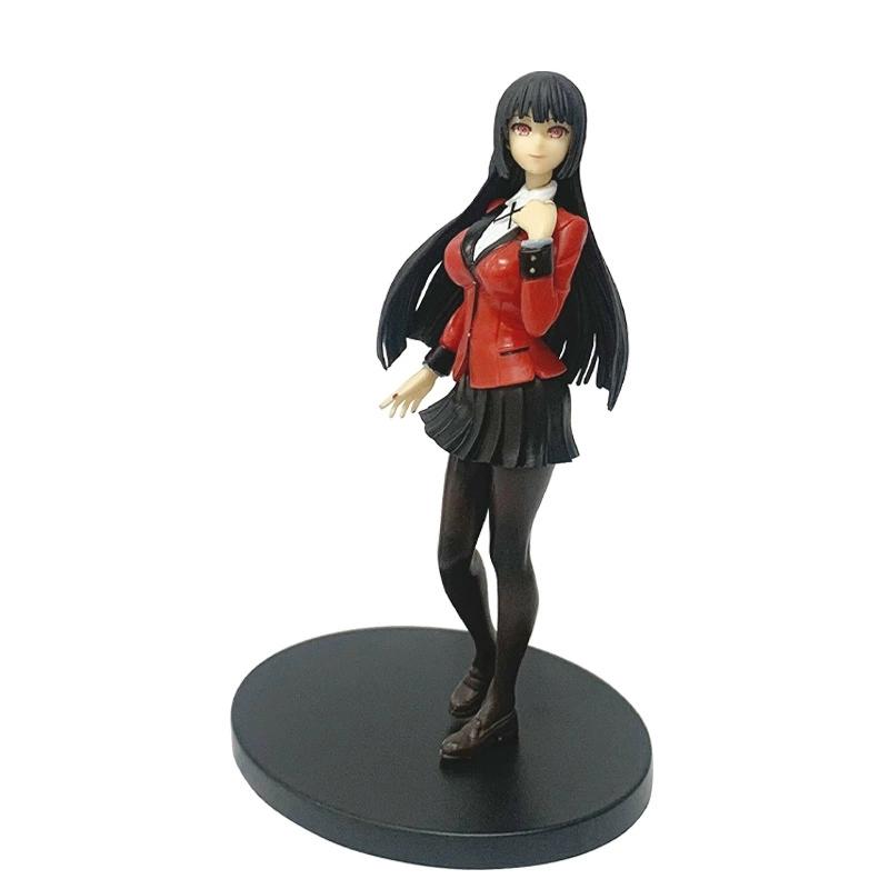 17cm Anime Figure Jabami Yumeko Action Collectible Model Toys Gift Ornaments Doll Toy PVC Articulated Poseable Detailed Movable Scale