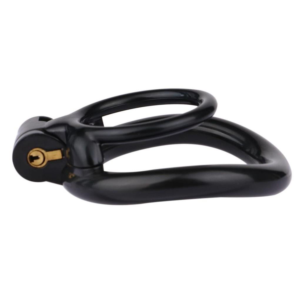 FR-215A ABS Resin Chastity Cage for Male Crossdressers - Secure SM Abstinence Device.