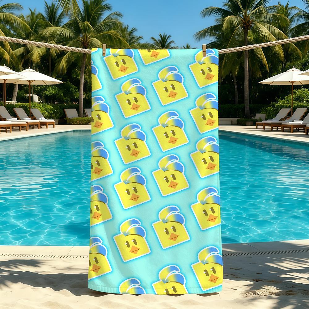 Game Towel A-Adventure For S-Super Outdoor B-Bear Camping Beach Towel Super Absorbent Quick-Drying Summer Towel