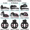 FREDORCH 2022 Super Small Penis Ring Sissy Chastity Cage,Locked In Male Chastity Device with 4 Base Ring (L-Large, Black)