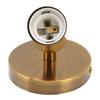 E27 E26 Wall Lamp Base 180 Degrees Up and Down Adjustable Iron Decoration Bulb Socket for Bedroom Living Room Gold