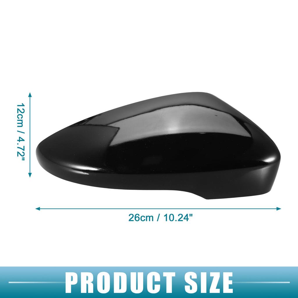 Kolip 1 Pair Rearview Mirror Cover Cap, Door Wing Mirror Outside Housing Protector Compatible For CC 2010-2016 MK7 B7