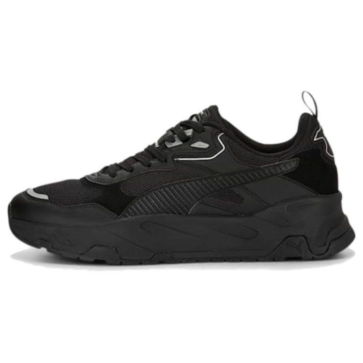 Puma Trinity Series Comfortable Cushioning Mesh Shock Absorption Non-Slip Wear-Resistant Low-Top Casual Running Shoes Unisex sneaker Black 389289-03