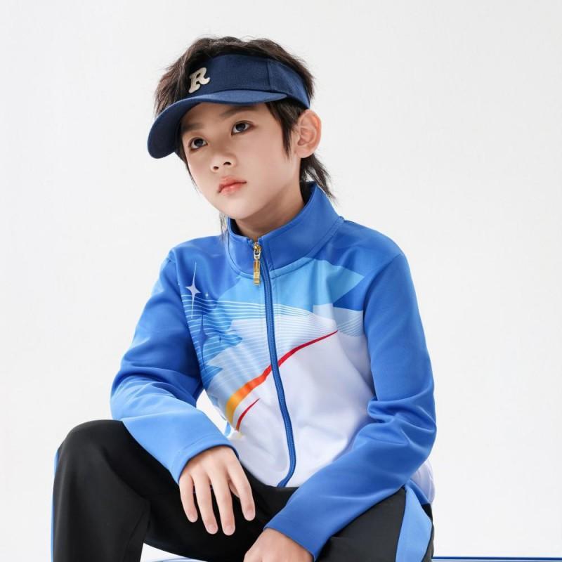 Unisex Long Sleeve Athletic Training Top Adults Kids Fall Winter Running Gym Sports Wear