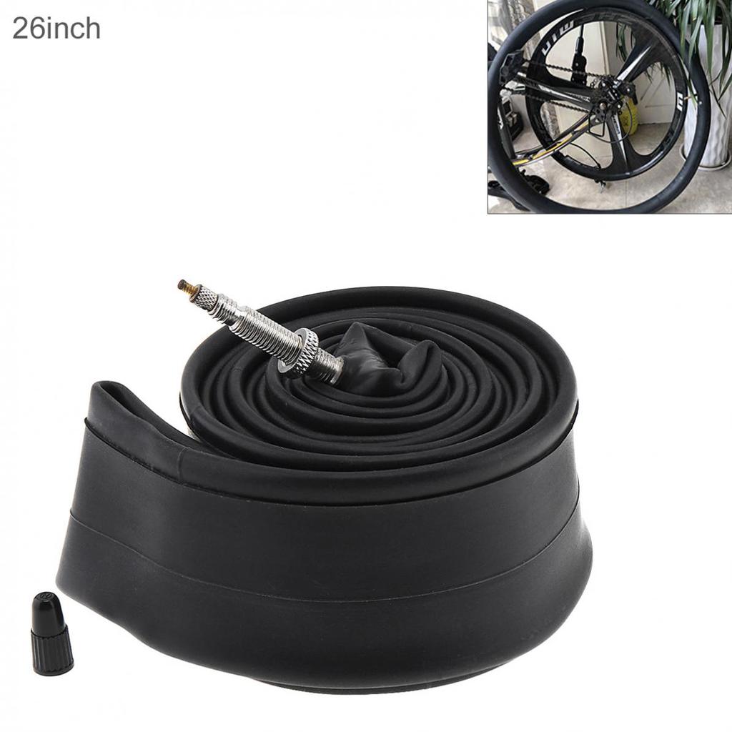 26Inch Bike Inner Tube for Mountain Road Bike Tyre Butyl Rubber Bicycle Tube Tire Super Valve