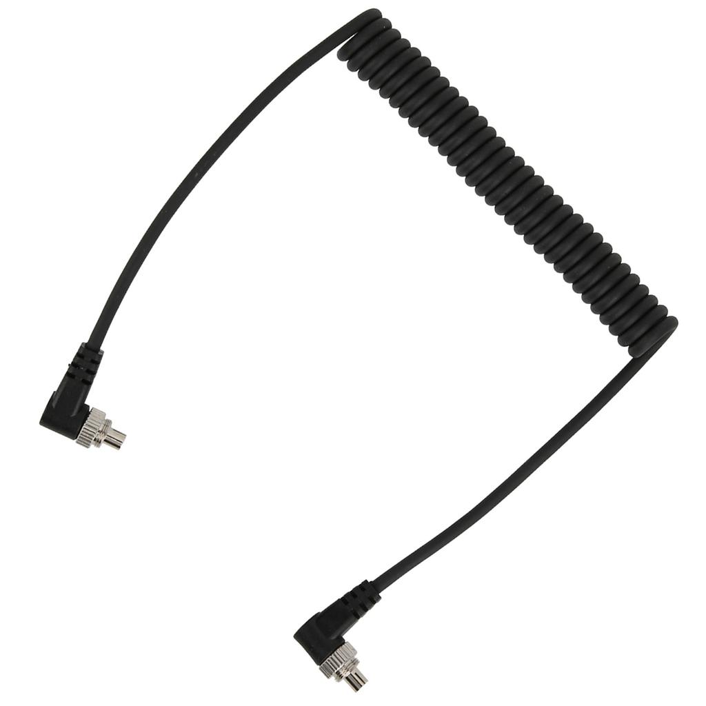 100cm Male to Male Flash PC Sync Cable with Screw Lock for Canon Nikon Camera and Flash Light Connection Cable