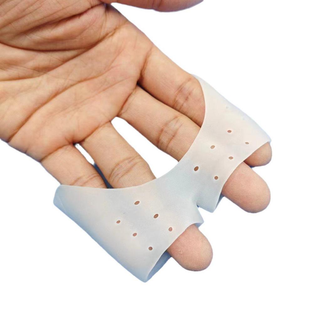 Silicone Toe Cap & Separator with Holes - Thick, Super Soft, Anti-Abrasion Cover