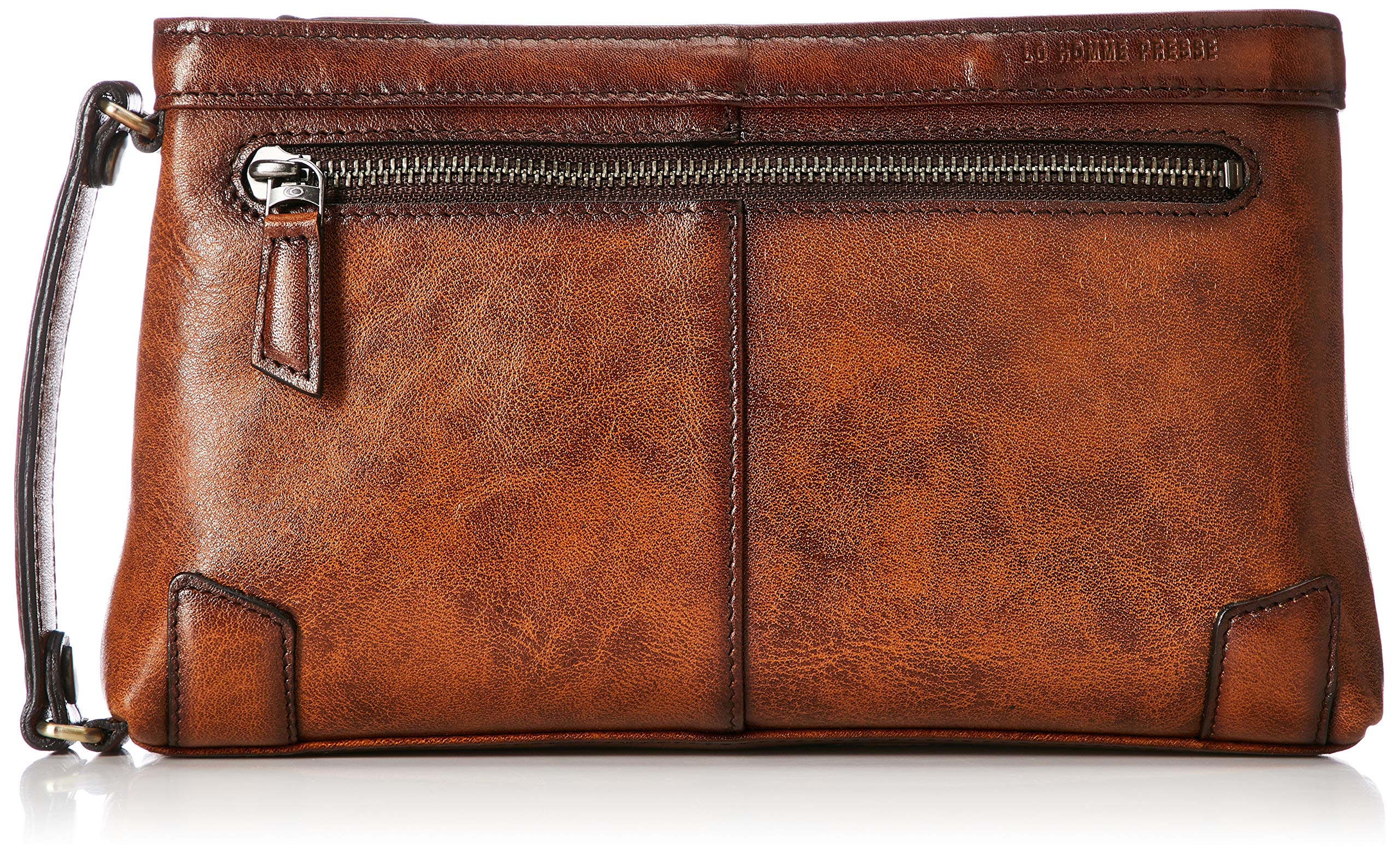 

Second Bag Made in Japan Cowhide Archaic 71867 Brown [L Homme Presse] коричневий
