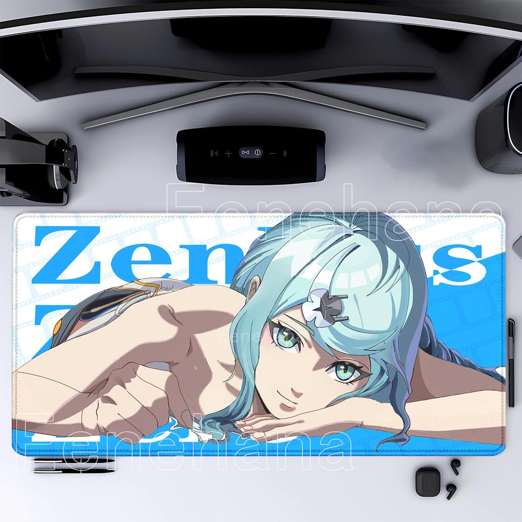 ZZZ Seed cute girl Gaming Mouse Pad Zenless Zone Zero Keyboard Desk Mats XXL Anime Extended office accessories overlock Mousepad