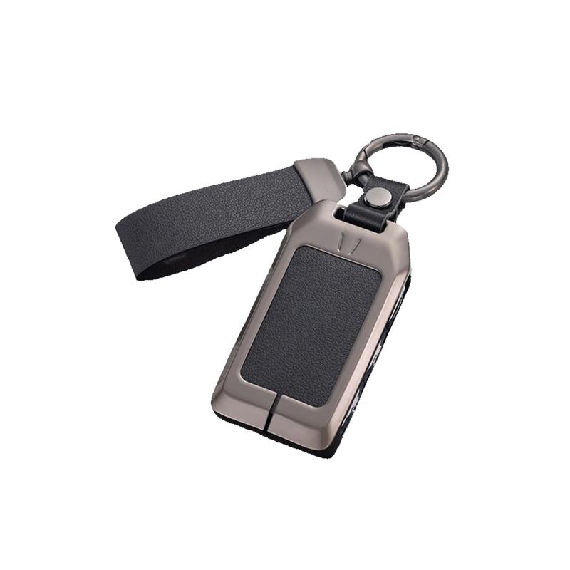 Metal Leather Car Key Holder Cover For Volvo For XC40 For Recharge For P8 XC60 XC40 For XC90 XC70 S60 S60L For S80 S90 C30