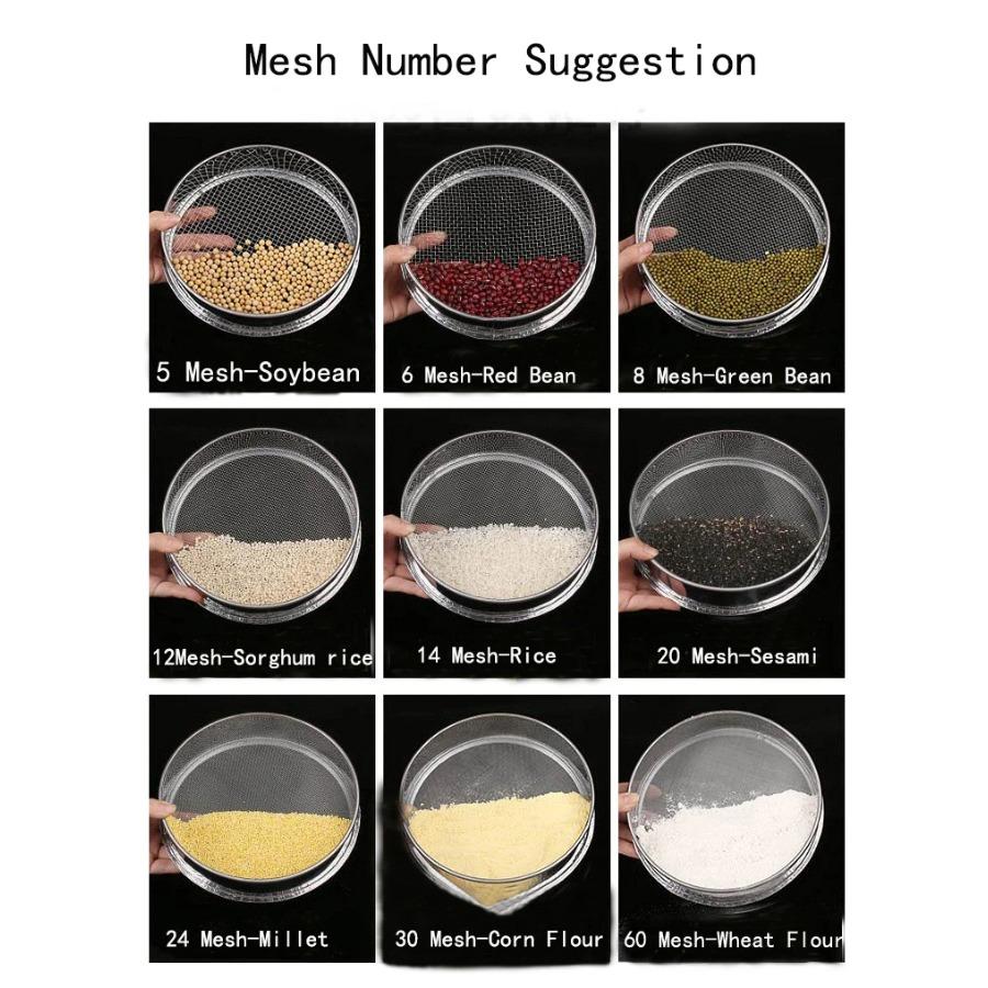 Food Grade 304 Stainless Steel Filter Mesh Home Kitchen Food Bean Powder Oil Filter Net Metal Water Filtration Screen Strainers