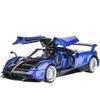 1/32 Pagani Huayra Supercar Odlitky a autíčka Kovový model auta Tlumič zvuku Kolekce světla Kolekce autíček Dárek