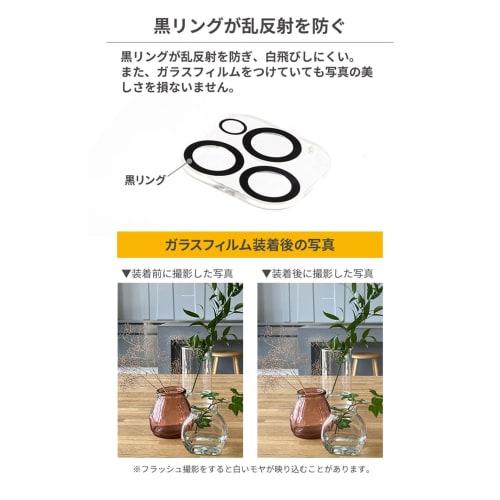 iFace iPhone 15 Pro/15 Pro Max Camera Lens Protective Cover Tempered Glass (Clear) [iPhone15pro iPhone15ProMax Camera Lens Protector Camera Film Camer