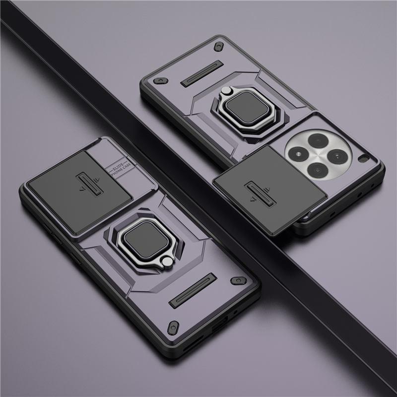 For OnePlus Ace 3 Pro Cover Ace 3 Pro 5G Case 6.78 Inch Lens Sliding Window Protector Armor Shockproof Holder Magnetic Bumper