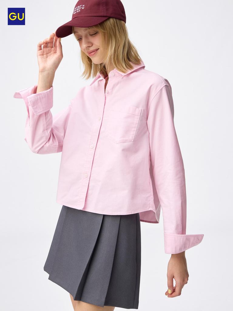 Uniqlo Gu Oxford Short Shirt