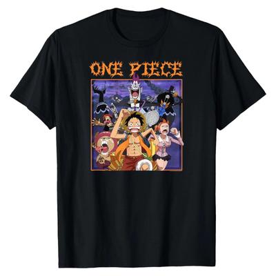 One Piece Anime Running Scared Heavy Metal Logo T-Shirt Unisex Size S-5XL