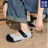 Spring 2025 new niche design casual board shoes flat Mary Jane shoes puff shoes