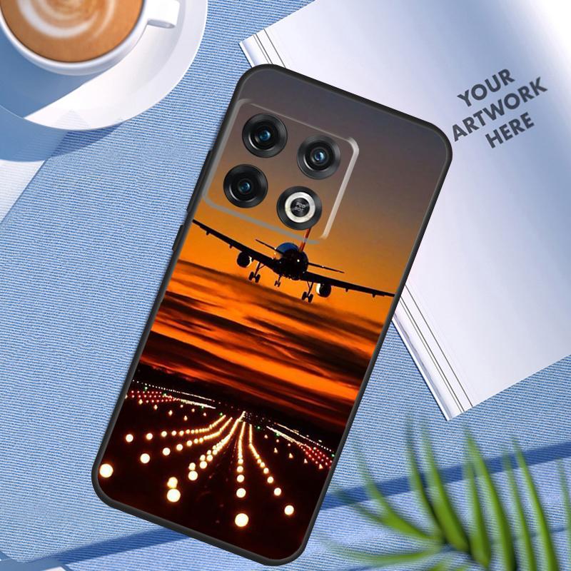 Airplane Plane Aircraft Case For OnePlus 12R 10T 10R 9R 8T 12 11 9 10 Pro Nord CE 3 Lite 2 2T CE4 N10 N20 N30 Cover
