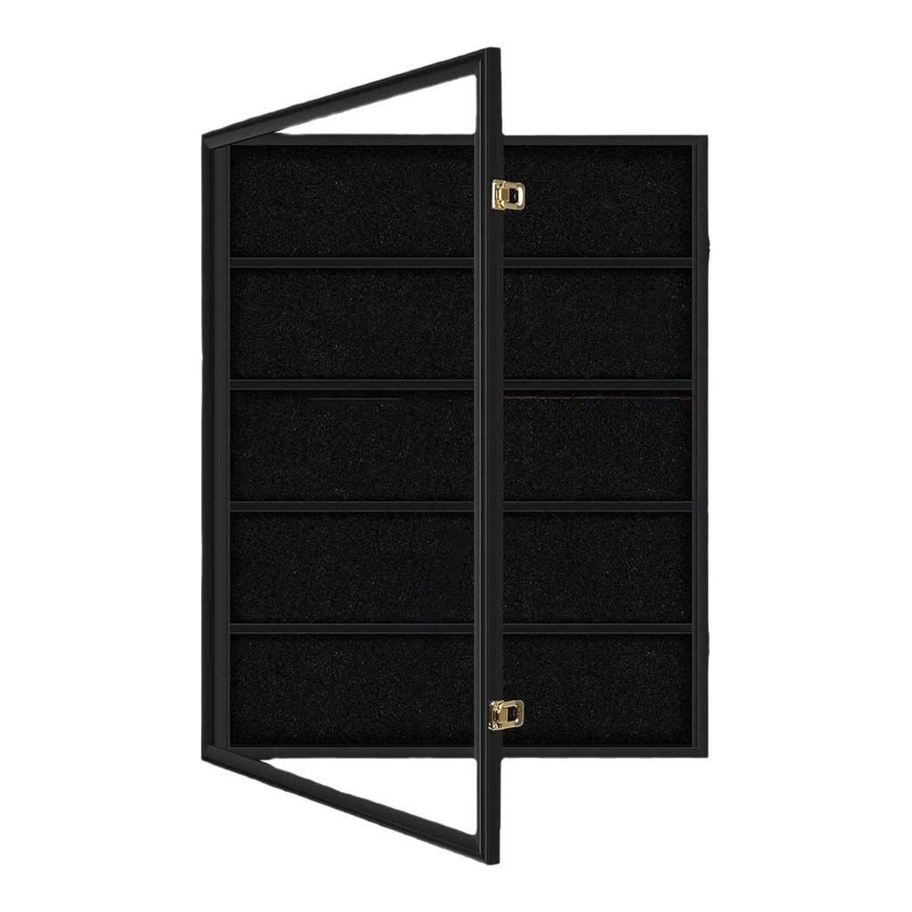 Baseball Card Display Case Clear View Holds Sport Cards Lockable Trading Cards Storage Trading Card Collector Wall Cabinet