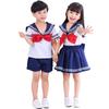 Children's school uniforms Navy collar sailor uniforms Photography Girls kindergarten sailor soldier performance uniforms