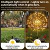 Solar Dandelion Garden Light, Outdoor Solar Powered Dandelion Lamp with Stake, Waterproof Solar Pathway Light for Yard Lawn