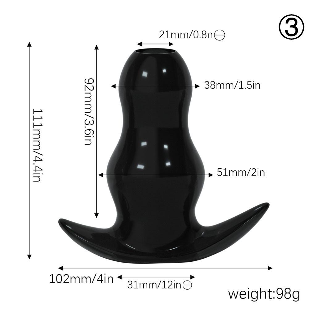Silicone Anal Plug Anal Plug G Point Back Court Male And Female Hollow 5Size