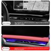 Leather Material Car Center Console Navigation Screen Lower Panel Decorate StickerFor BMW 5 Series G60 2025-2025 Car Accessories