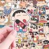 100Pcs Cartoon Anime Cute Crayon Shin Chan Stickers For Car Laptop Phone Stationery Waterproof Decals Decorative Anime Stickers