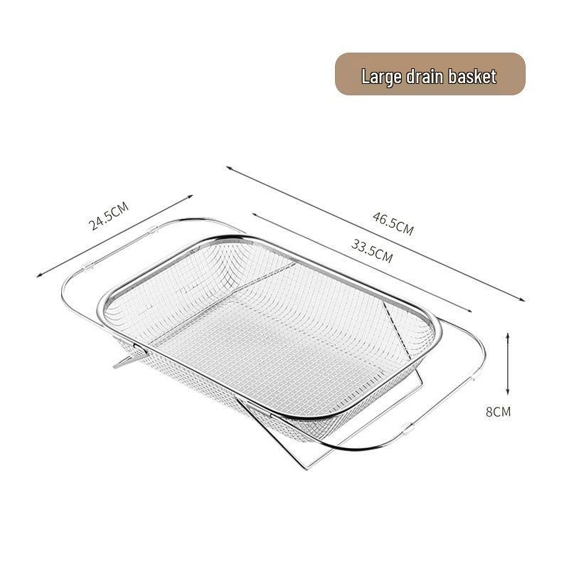 

Retractable Stainless Steel Sink Drain Basket