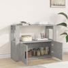 819456 vidaXL Buffet Concrete Grey 80x30x60 Cm Engineered Wood