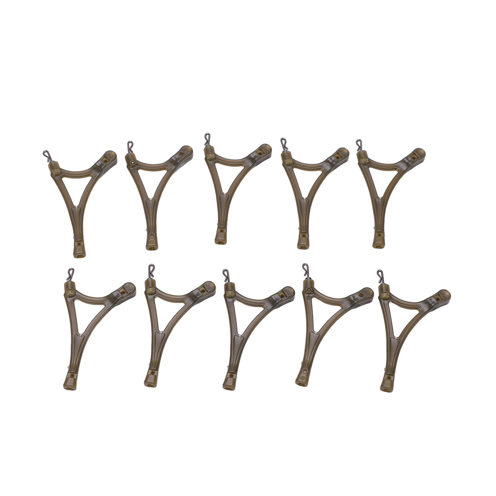 

10 шт. система предотвращения запутывания R-типа, боковые изгибы, вертлюг с кольцом QC для кормушки для карпа