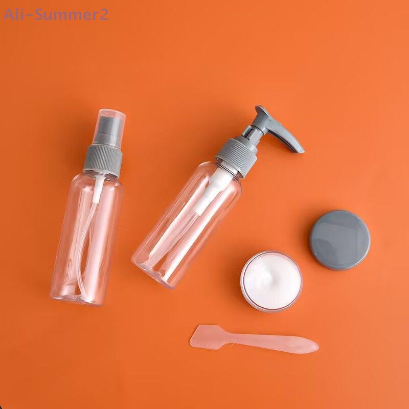 6 PCS Travel Bottles Set Leak Proof Press Type Refillable Containers For Cosmetics Lotion Cream Liquid Toiletries Storage