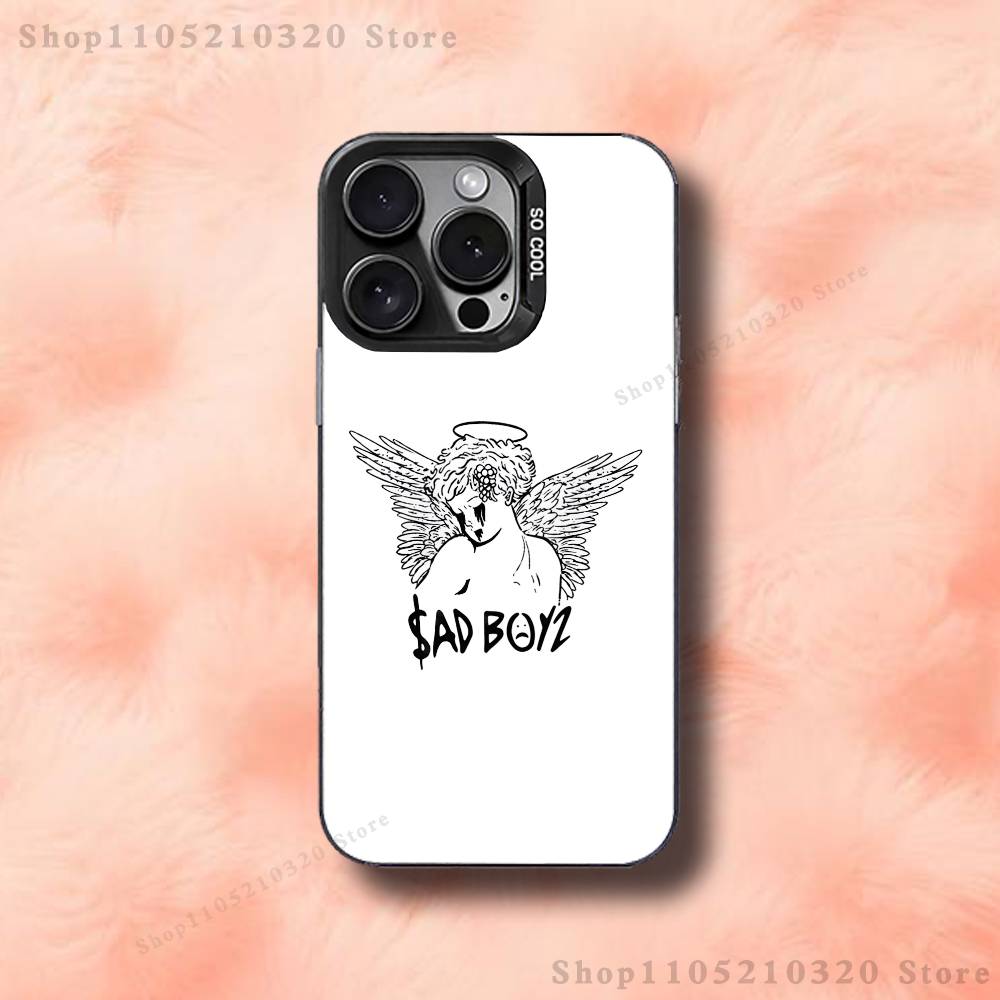 

Sad Boyz J-Junior H Phone Case For iPhone 17,16,15,14,13,12,11,Pro,Max,Plus,E,Air,Mini Black Tpu Cover iPhone14Pro