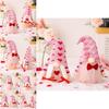 Charming Pink Valentines Day Couple Statues Delightful Heart Decorations For Lovers