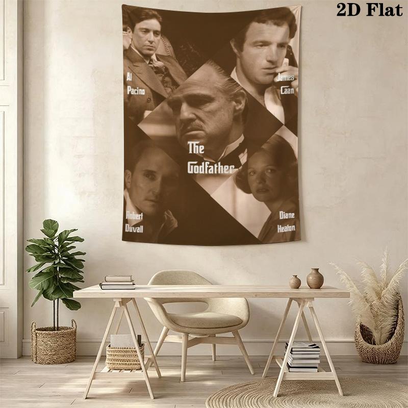 The Godfather Trilogy Family Business Tapestry Fashion Print Background Cloth Atmospheric Background Cloth Home Decor Work Of Art