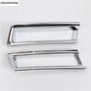 Rear Trunk Tail Lights Fog Lamp Decor Cover Trim For Nissan Kicks 2016 2017 2018   Car ABS Chrome Exterior Accessories