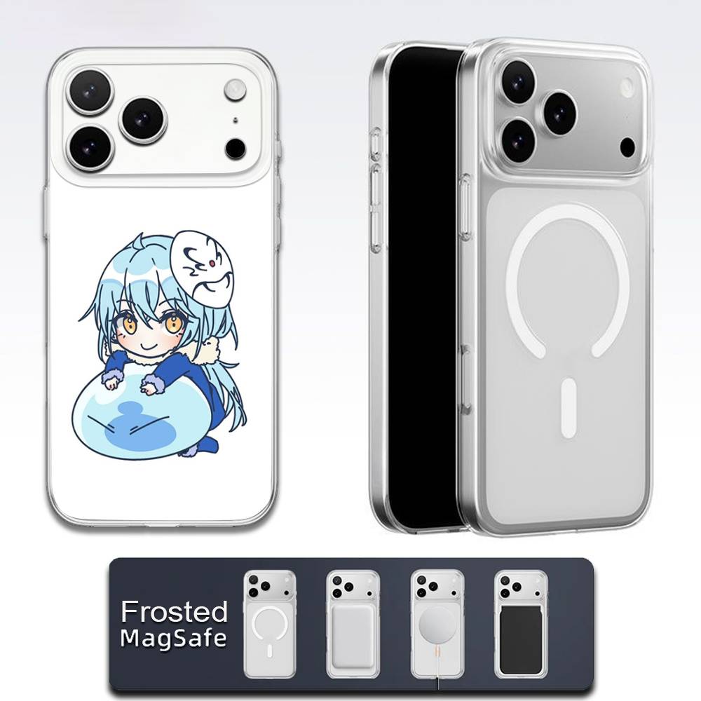 Rimuru Tempest Tensei Shitara S-Slime Phone Case For iPhone 17,16,15,14,13,12,11,Pro,Max,Plus,E,Air,Mini Magsafe Transparent iPhone15pro