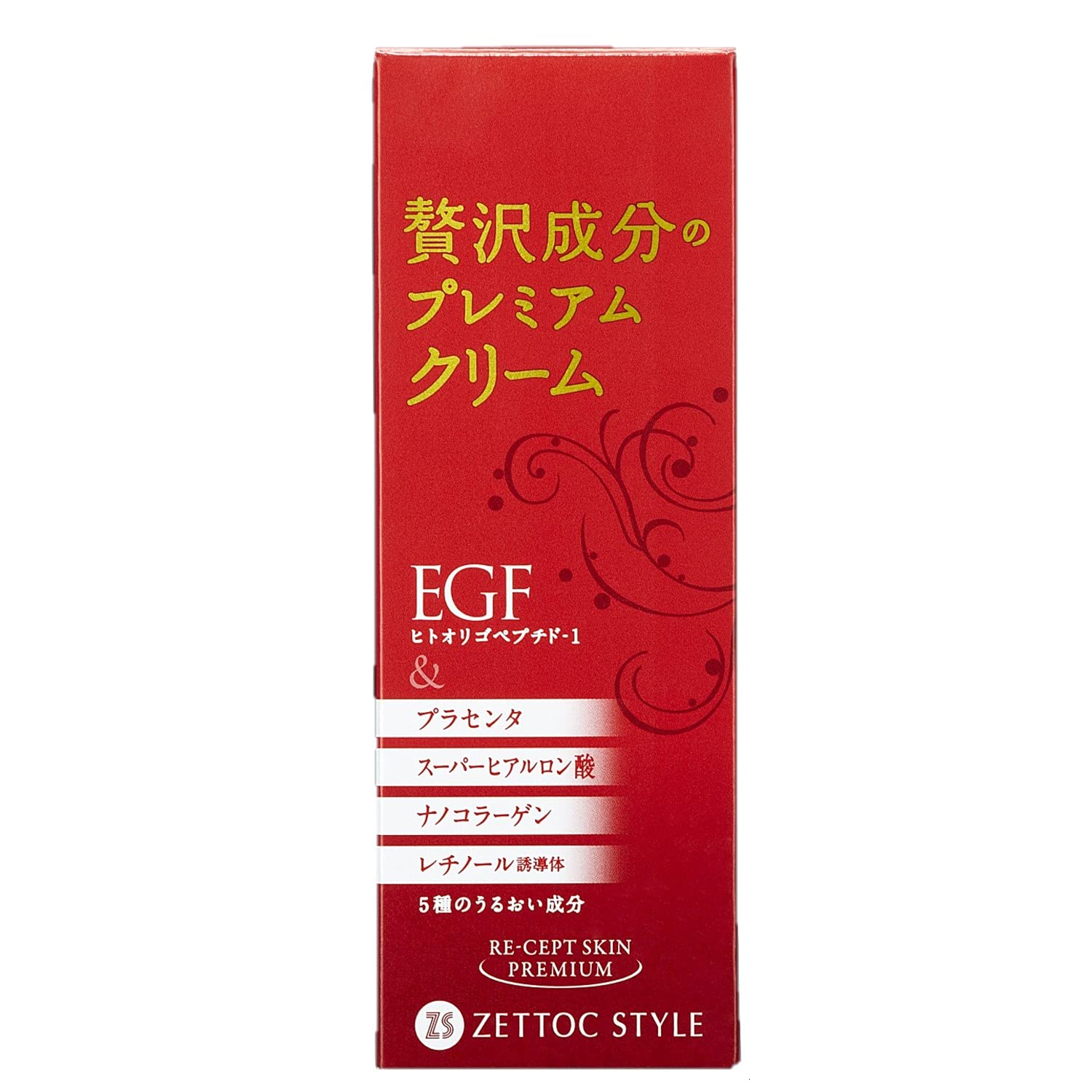 

Japan Zetoc Recept Skin Premium Cream 60g (Aging, Elasticity, Glow, Wrinkles, Sagging)