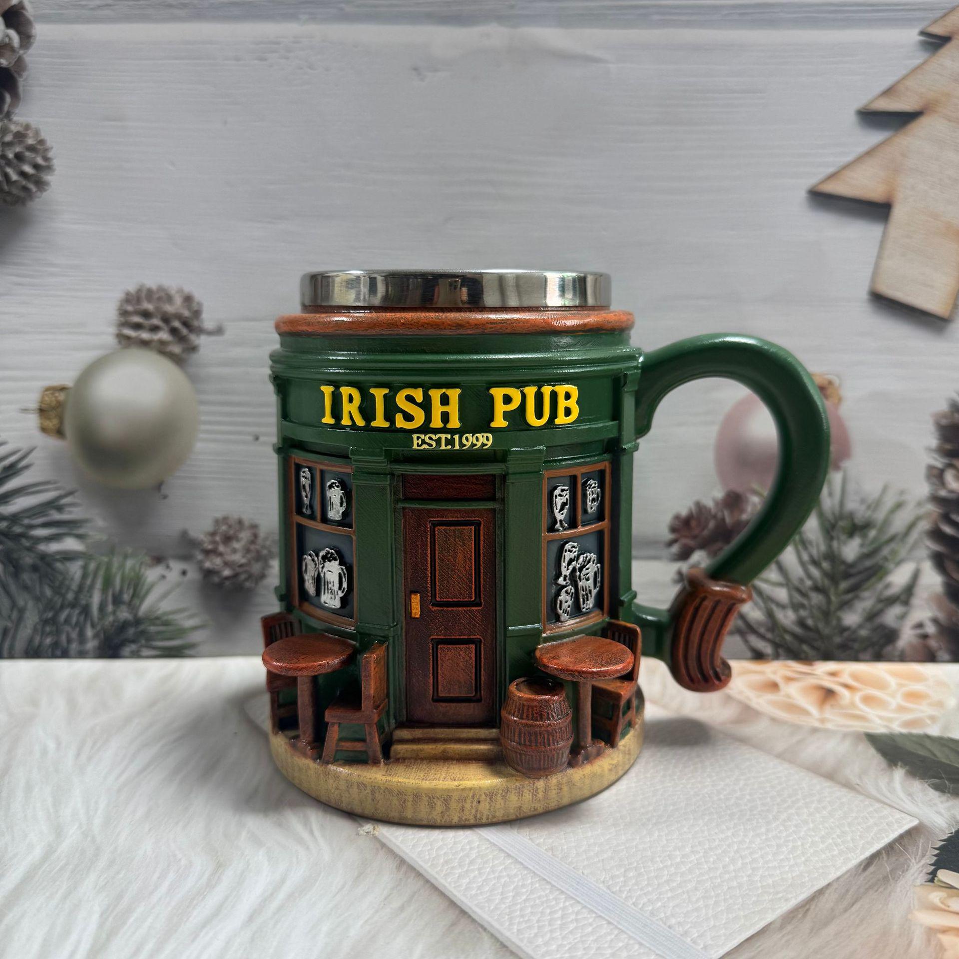 

Ireland 3D Resin Liner Mug - New Cross-Border Product 300ml
