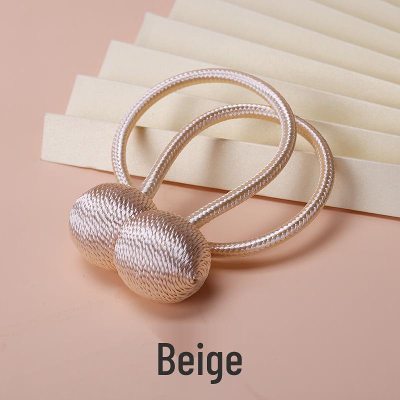 Magnetic Headphone Style Curtain Tiebacks - No-Punch Modern Minimalist Design