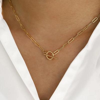 Simple and Stylish  New Men's and  Women's Stainless Steel  Necklaces and Zircon Can Be DIY  Necklaces, Zircon Gifts Wholesale