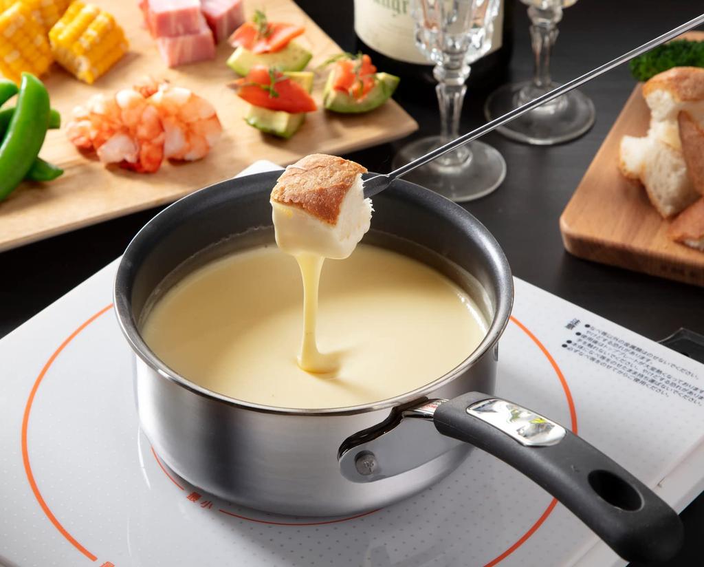 Taniguchi Metal Saucepan with Glass Lid, 14cm, Induction and Gas Compatible, Streel