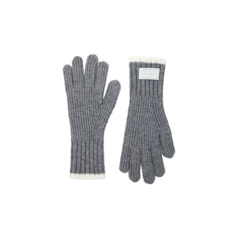 J.ESTINA J.LETTER Color Trim Muffler Glove Set GR (JEACEC5BF581GR260)