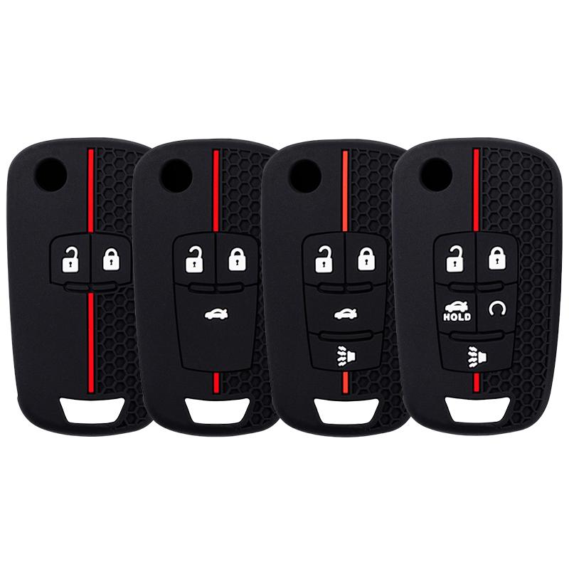 2/3/4/5 Buttons Silicone Auto Key Fob Case Cover Fit For Chevrolet Cruze Buick Opel Astra Corsa Antara Zafira Meriva Insignia Key Fob Mount