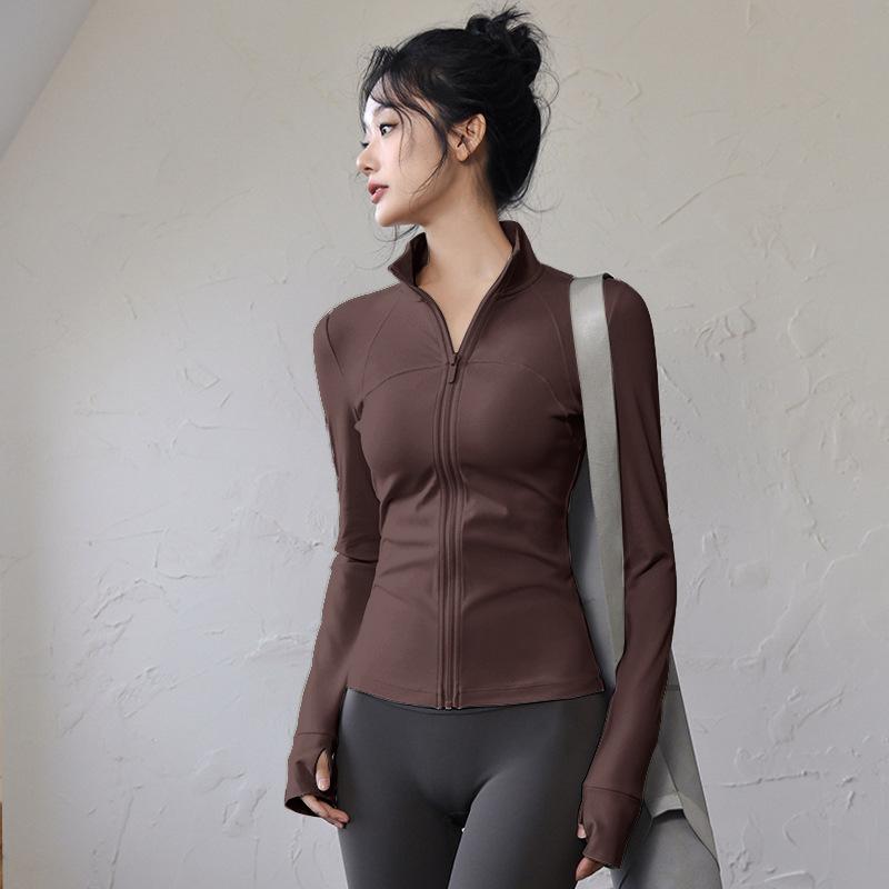 Yoga Fitness Clothes Slim and Thin Jackets Women's Professional Quick-drying Training Tops Long-sleeved Women's Sports Outdoor Running Clothes