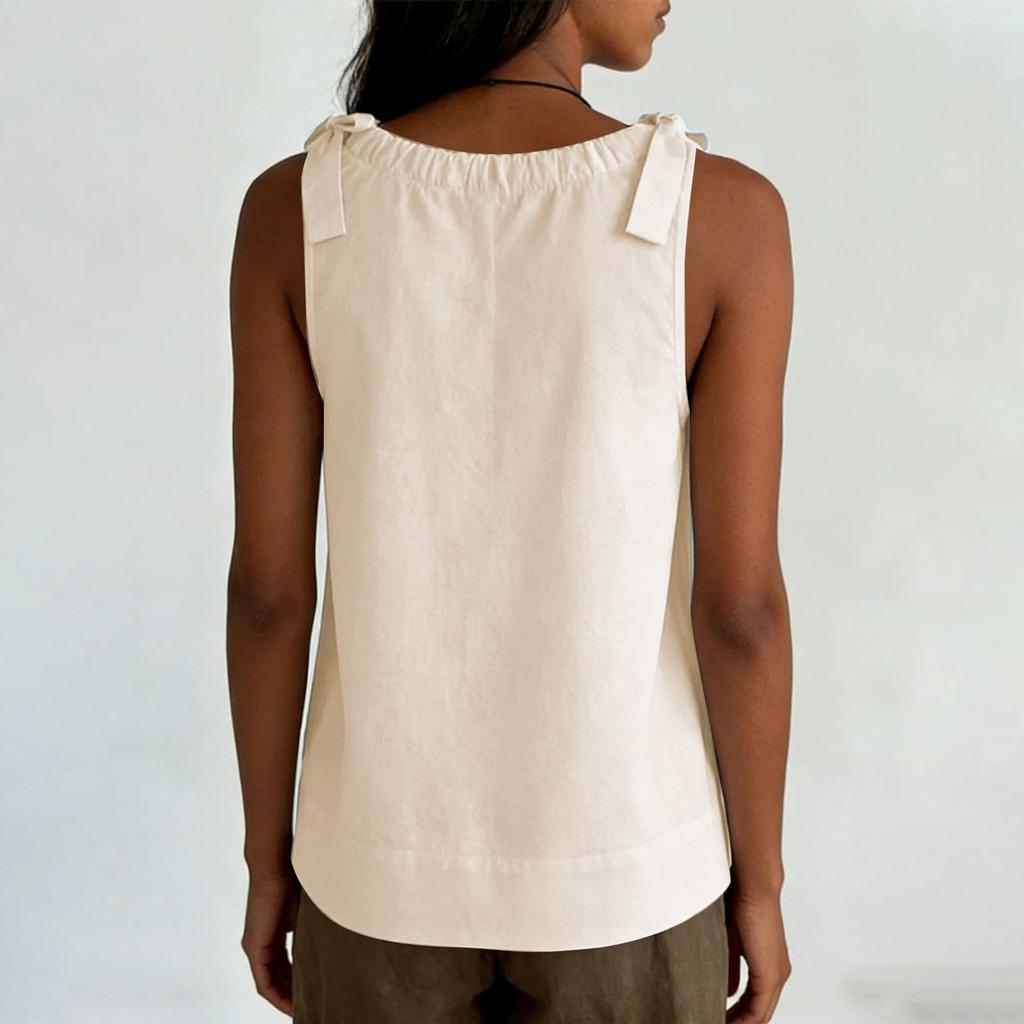 Womens Spring Tops Sleeveless Casual Tank Summer Shirts for Women Loose Fit Blouse Womens Summer Tops Dressy Casual Fashion 2026