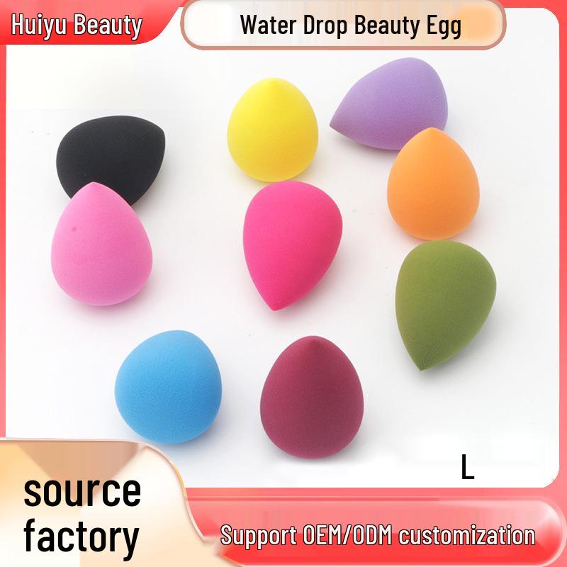 

High-Quality Non-Latex Water Drop Makeup Sponge - Wet & Dry Dual-Use Puff