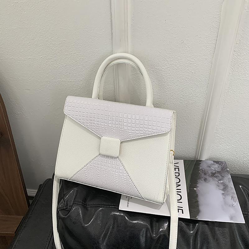 Fashion High-end Leather Texture Tote Bag Design Sense Commute All-matching Light Luxury Shoulder Bag Women's Pop Crossbody Bag