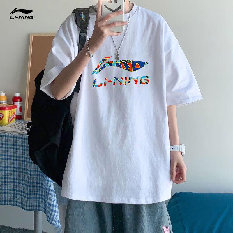 Li-Ning Unisex Summer Cotton Short Sleeve T-Shirt 4XL